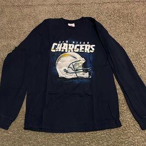 Navy Blue NFL San Diego Charges long sleeve tee Size:M